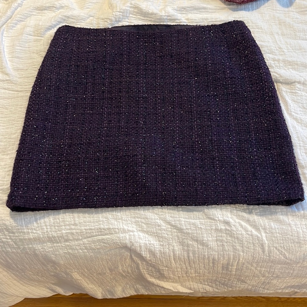 Tweed skirt purple and sparkly